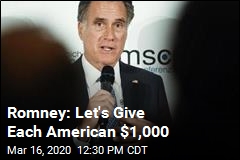 Romney: Let&#39;s Give Each American $1,000