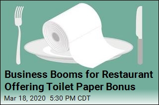 Business Booms for Restaurant Offering Toilet Paper Bonus