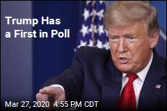 Trump Has a First in Poll
