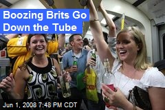 Boozing Brits Go Down the Tube