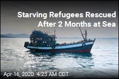 Hundreds of Starving Refugees Saved After 58 Days at Sea