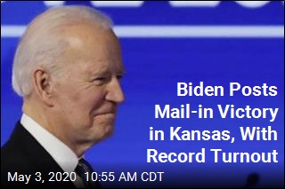 Biden Posts Mail-in Victory in Kansas, With Record Turnout