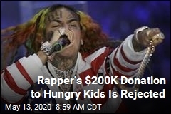 Rapper&#39;s $200K Donation to Hungry Kids Is Rejected