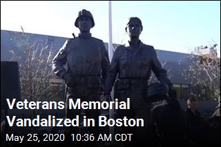 Veterans Memorial Vandalized in Boston