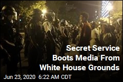 Secret Service Boots Media From White House Grounds