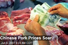 Chinese Pork Prices Soar