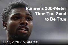Runner&#39;s 200-Meter Time Too Good to Be True