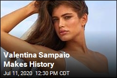 Valentina Sampaio Makes History