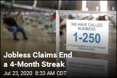 Jobless Claims End a 4-Month Streak
