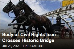 Body of Civil Rights Icon Crosses Selma Bridge