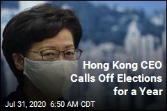 Hong Kong Leader: Elections Postponed for Year Due to Virus