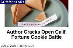 Author Cracks Open Calif. Fortune Cookie Battle