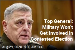 Gen. Milley on Military Involvement in Contested Election: Nope