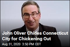 John Oliver Ups the Stakes in Spat With Connecticut City