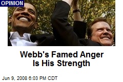 Webb's Famed Anger Is His Strength