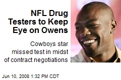 NFL Drug Testers to Keep Eye on Owens
