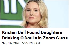 Kristen Bell Found Daughters Drinking O&#39;Doul&#39;s in Zoom Class