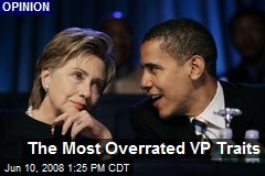 The Most Overrated VP Traits