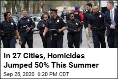 In 27 Cities, Homicides Jumped 50% This Summer
