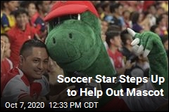 Soccer Star Offers to Cover Salary of Laid-Off Mascot