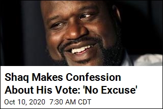 Shaq Admits: &#39;I&#39;ve Never Voted Before, America,&#39; Until Now