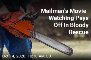 &#39;Hero&#39; Mailman Saves Day After Bloody Chainsaw Accident