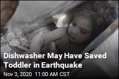 Dishwasher May Have Saved Toddler in Earthquake