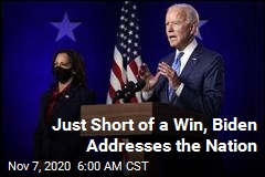 Just Short of a Win, Biden Addresses the Nation