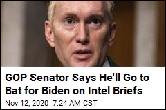 GOP Senator on Biden Not Getting Intel Briefs: I&#39;ll &#39;Step In&#39;