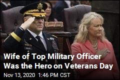 Wife of Top Military Officer Was the Hero on Veterans Day