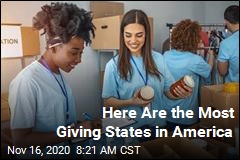 Here Are the Most Giving States in America