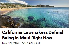 California Lawmakers Defend Being in Maui Right Now