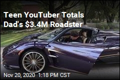 Teen YouTuber Totals Dad&#39;s $3.4M Roadster