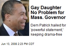 Gay Daughter No Problem for Mass. Governor