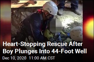 With One Wrong Step, Boy Plummets Into 44-Foot Well