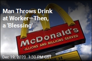 Man Throws Drink at Worker&mdash;Then, a &#39;Blessing&#39;
