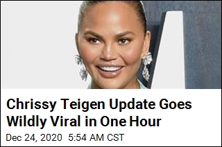 Chrissy Teigen Update Goes Wildly Viral in One Hour