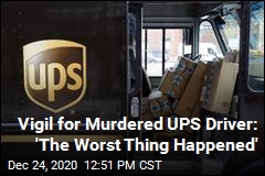 UPS Drivers Hold Vigil for Murdered Colleague