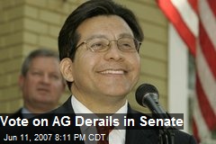 Vote on AG Derails in Senate