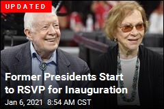 Jimmy and Rosalynn Carter Won&#39;t Go to Inauguration