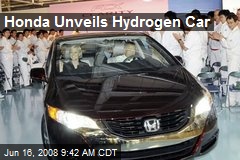 Honda Unveils Hydrogen Car