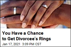 &#39;Celebrating&#39; Her Divorce, Woman Is Giving Away Rings