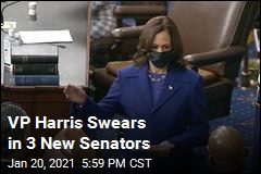 VP Harris Swears in 3 New Senators