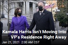 Kamala Harris Won&#39;t Move In to VP&#39;s Residence Right Away