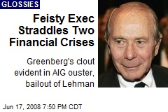 Feisty Exec Straddles Two Financial Crises