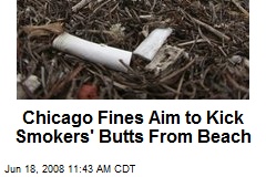 Chicago Fines Aim to Kick Smokers' Butts From Beach