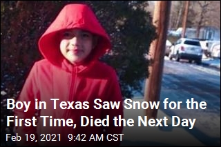 Boy in Texas Saw Snow for the First Time, Died the Next Day