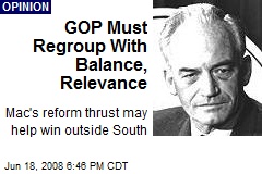 GOP Must Regroup With Balance, Relevance