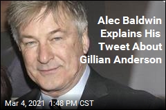 Alec Baldwin Explains His Snark About Gillian Anderson