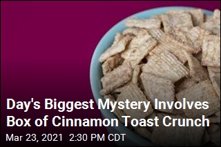 Guy Says Shrimp Tails Were in His Cinnamon Toast Crunch
